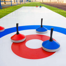 Iceless curling rink