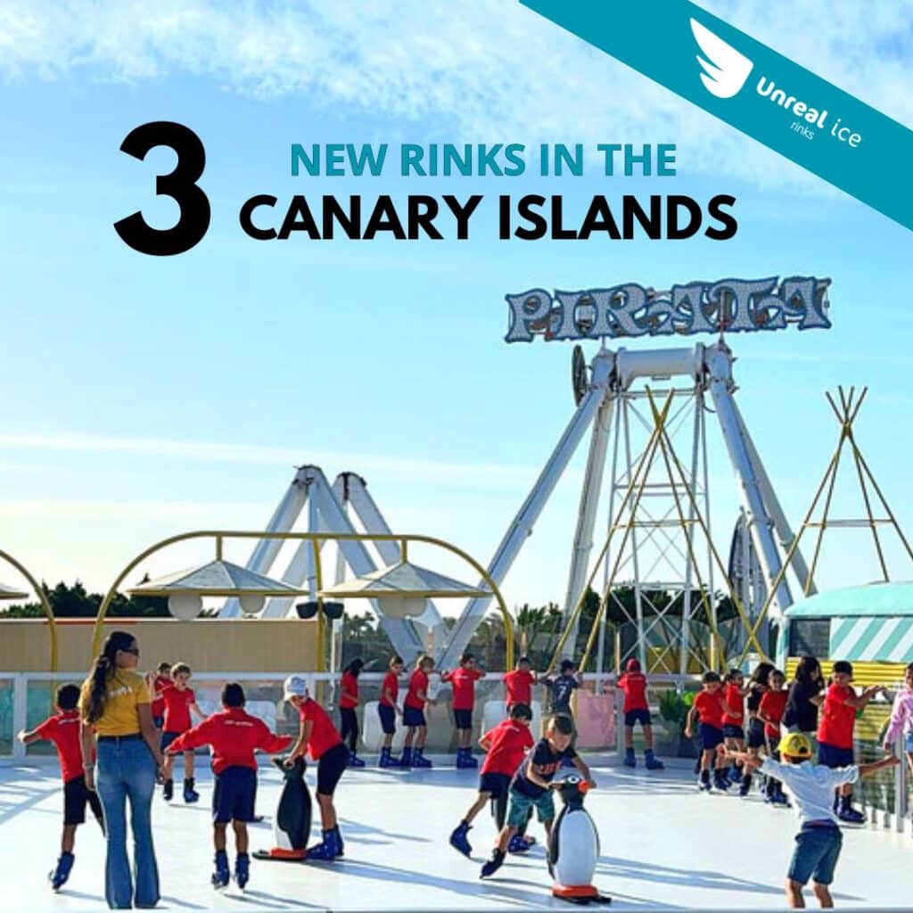 Three Synthetic Ice Rinks in the Canary Islands